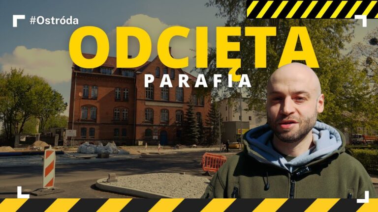 Labiryntem do parafii. Czyli remont ronda na ul. Olsztyńskiej w Ostródzie