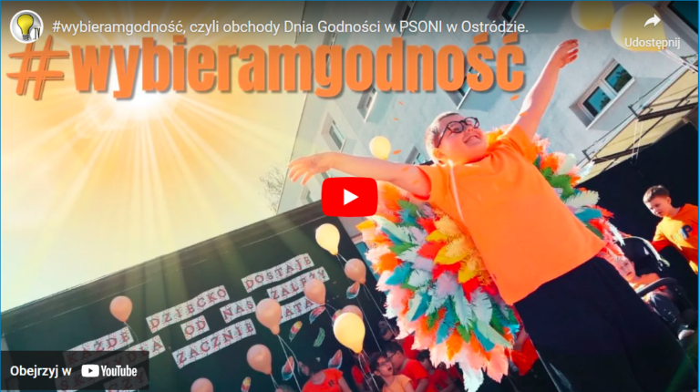#wybieramgodność, czyli obchody Dnia Godności w PSONI w Ostródzie