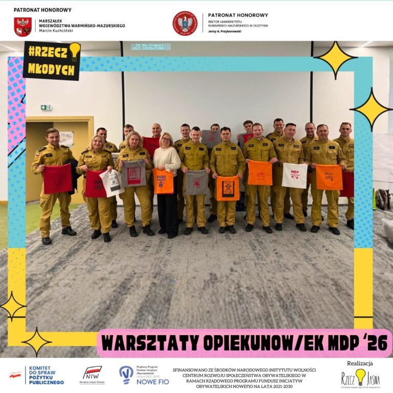 Warsztaty dla Opiekunów i Opiekunek MDP